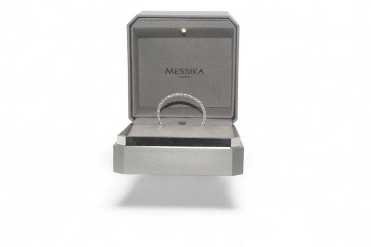 Bracelet Messika Skinny - Bracelet en or blanc 18 carats et diamants 3,33 ct 58 Facettes F46