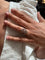 Bague 51 Bague marquise Art déco en or blanc 18 carats et diamants 58 Facettes