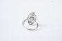 Bague 51 Bague marquise Art déco en or blanc 18 carats et diamants 58 Facettes