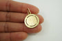 Pendentif Augis - Médaille en or jaune 18 carats rubis et diamants 58 Facettes SQ9946706
