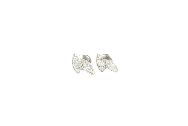 Boucles d'oreilles Art déco - Boucles d’oreilles en or blanc 18 carats et diamants 58 Facettes SQ5041420