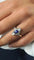 Bague 52 Bague marquise en or jaune 18 carats saphir et diamants 58 Facettes SQ 5172049