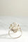 Bague 51 Bague Belle Époque polylobée en or blanc 18 carats, diamants et demi-perles 58 Facettes SQ8611078