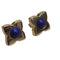 Boucles d'oreilles Boucles d’oreilles - Lapis-lazuli en or jaune 18k 58 Facettes PE298