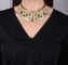Collier ASPARAD Monte Carlo - Collier torque semi-rigide en or jaune, émeraudes et diamants 58 Facettes 259084