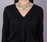 Collier ASPARAD Monte Carlo - Collier torque semi-rigide en or jaune, émeraudes et diamants 58 Facettes 259084