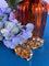 Boucles d'oreilles Paire de broches clips en or jaune, citrines et diamants 58 Facettes 175304