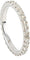 Bague 53 Alliance tour complet en or blanc et diamants taille brillant 58 Facettes 175334