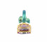Bague 53 Bague fleur en titane vert et or jaune avec kunzite 26,85 ct 58 Facettes 258820