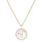 Collier Messika Lucky Move - Collier en or rose 18 carats nacre blanche et diamant 58 Facettes