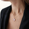 Collier Messika Lucky Move - Collier en or rose 18 carats nacre blanche et diamant 58 Facettes