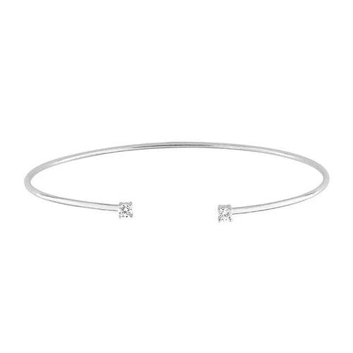 Bracelet Lucky One Alter Ego - Bracelet jonc en or 18 carats et diamants 58 Facettes 58FBJC021