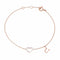 Bracelet Lucky One Love U - Bracelet cœur en or rose 18 carats et diamants 58 Facettes 58FBDC003