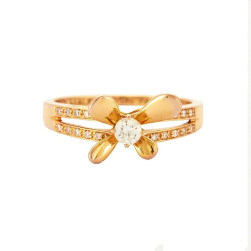 Bague 54 Mauboussin Moi Aimer Toi - Bague en or rose et diamants 58 Facettes LODV01215