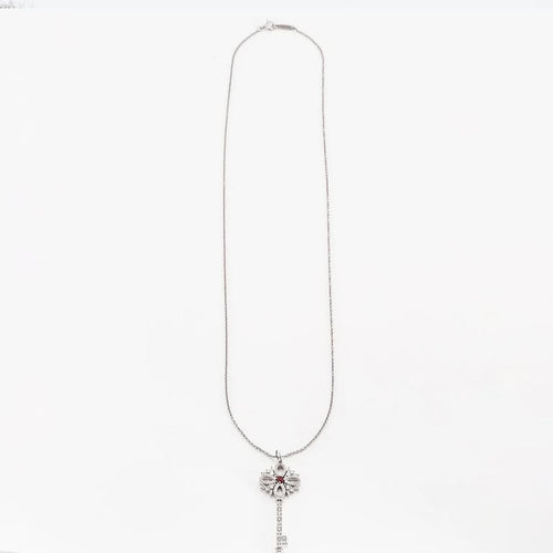 Pendentif Tiffany & Co. Victoria - Pendentif clé en platine et diamants 58 Facettes LODV015648
