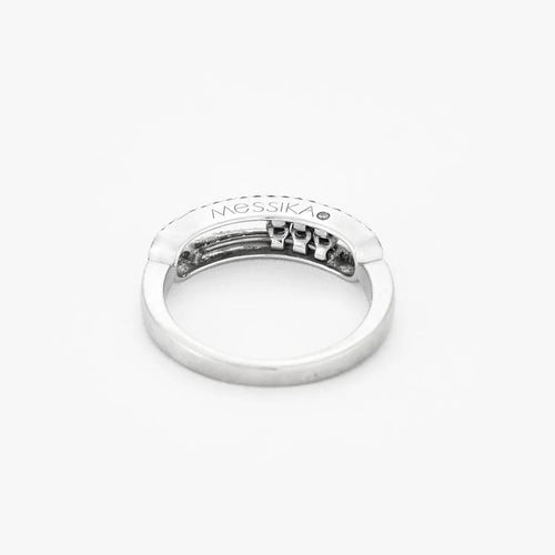 Bague 53 Messika Move Pavé - Bague en or blanc 18 carats et diamants 58 Facettes LODV014452