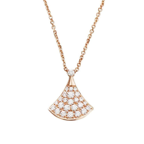 Collier Bulgari Diva's Dream - Collier en or rose 18 carats et diamants 58 Facettes LO876648