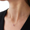 Collier Collier en or rose 18 carats avec saphirs multicolores et diamants 58 Facettes