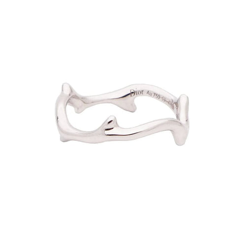 Bague 53 Dior Bois de Rose - Bague en or blanc 18 carats 58 Facettes LO1685