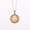 Collier Collier pendentif en or jaune et gris 18K à opale et diamants 58 Facettes