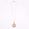 Collier Collier pendentif en or jaune et gris 18K à opale et diamants 58 Facettes