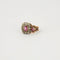 Bague 51 Bague ancienne en or jaune 18K rubis, diamants et péridot 58 Facettes