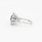 Bague 52 Bague marguerite en or gris avec saphir et diamants 58 Facettes