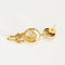 Boucles d'oreilles Boucles d’oreilles pendantes - Or jaune 18 carats, quartz cheveux de Vénus 58 Facettes