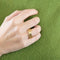 Bague 55 Chanel Matelassée - Bague souple en or jaune 18 carats 58 Facettes