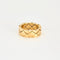 Bague 55 Chanel Matelassée - Bague souple en or jaune 18 carats 58 Facettes