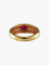 Bague 52 Boucheron - Bague en or jaune 750 au rubis et diamants 58 Facettes
