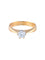 Bague 50 Solitaire - Bague en or rose 750 avec diamant 0,30 ct 58 Facettes