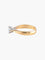 Bague 50 Solitaire - Bague en or rose 750 avec diamant 0,30 ct 58 Facettes