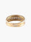 Bague 53 Demi-alliance - Bague en or jaune 18K et diamants 58 Facettes