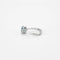 Bague 52 Bague - Aigue-marine et diamants en or gris 58 Facettes
