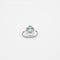 Bague 52 Bague - Aigue-marine et diamants en or gris 58 Facettes