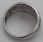 Bague 54 Bague vintage en or gris et diamants 0,30 ct 58 Facettes
