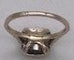 Bague 52 Bague carrée en or gris et diamants 58 Facettes