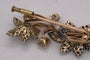 Broche Broche fleur bicolore en or et diamants 58 Facettes