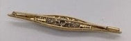 Broche Broche bicolore en or avec perles et roses 58 Facettes