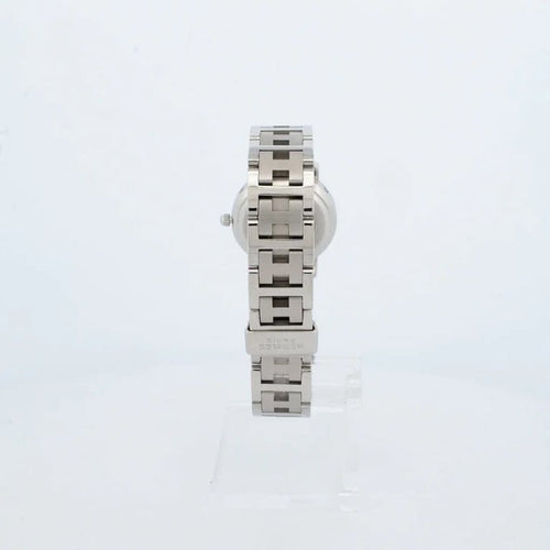 Montre Hermès Clipper - Montre en acier cadran gris chiffres arabes 58 Facettes