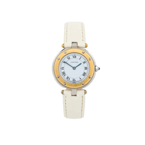 Montre Cartier Santos Vendôme - Montre SM en acier et or jaune 58 Facettes