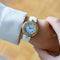 Montre Cartier Santos Vendôme - Montre SM en acier et or jaune 58 Facettes