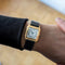 Montre Cartier Santos-Dumont - Montre ultra-plate en or jaune 18k 58 Facettes