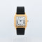 Montre Cartier Santos-Dumont - Montre ultra-plate en or jaune 18k 58 Facettes