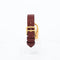 Montre Hermès Kelly - Montre en acier doré, cadran bordeaux 58 Facettes