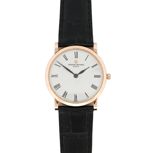 Montre Vacheron Constantin Patrimony - Montre en or rose 18k, cadran ivoire romain 58 Facettes