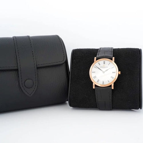 Montre Vacheron Constantin Patrimony - Montre en or rose 18k, cadran ivoire romain 58 Facettes