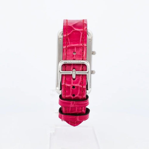 Montre Hermès Cape Cod - Montre Dual Time GM à cadran argenté 58 Facettes