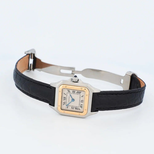 Montre Cartier Panthère - Montre SM acier, or jaune et cadran ivoire 58 Facettes